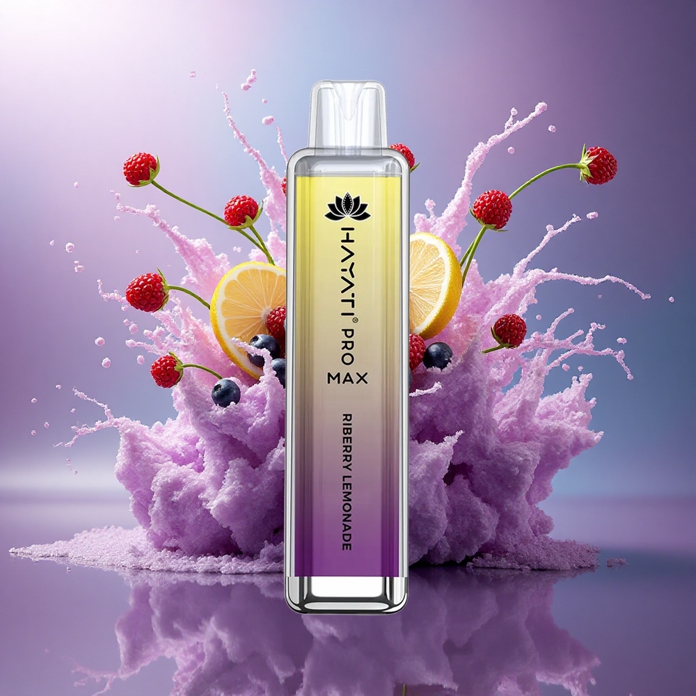 Hayati Pro Max 4000 Puffs Limão Ribes com 5 Nicotina e Bateria 1400mAh