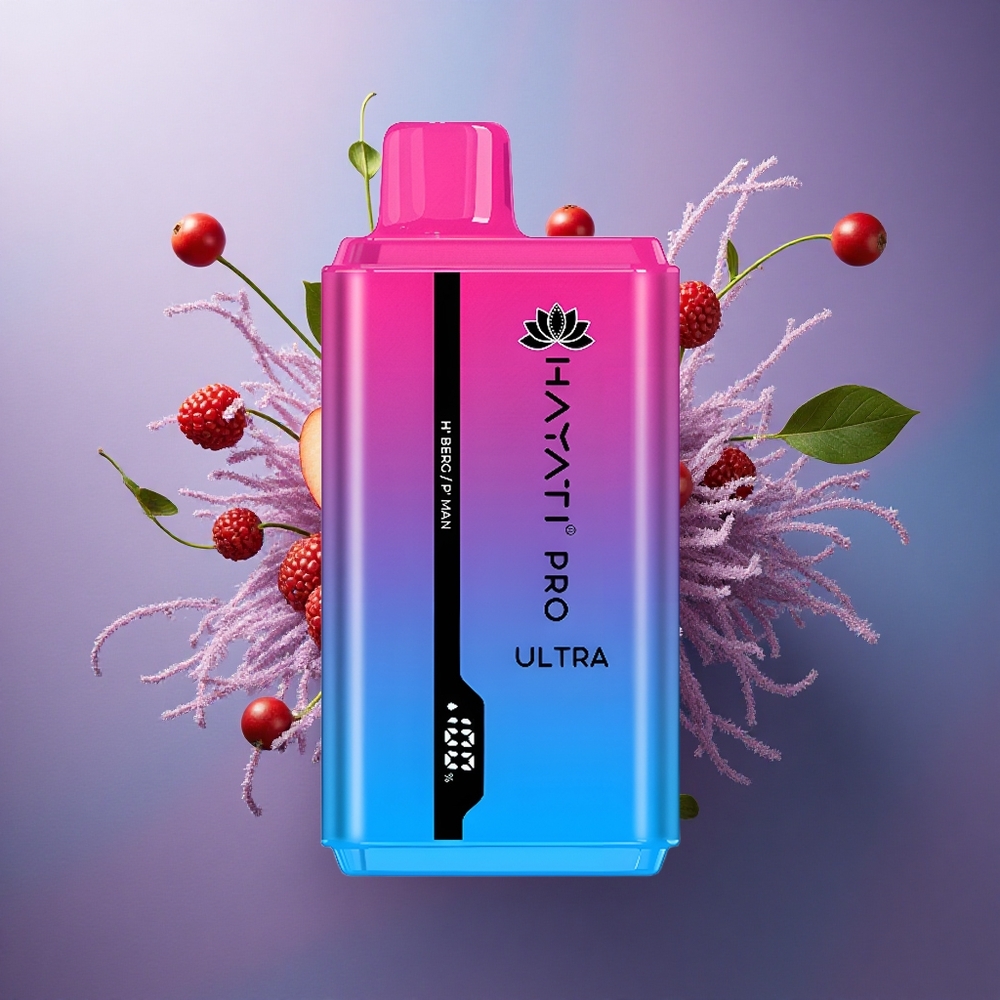 Hayati Pro Ultra 15000 Puffs H Berg P Man 850mAh 2 Nicotina 24ml