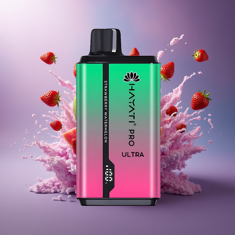 Hayati Pro Ultra 15000 Puffs Morango Melancia 850mAh 2 Nicotina