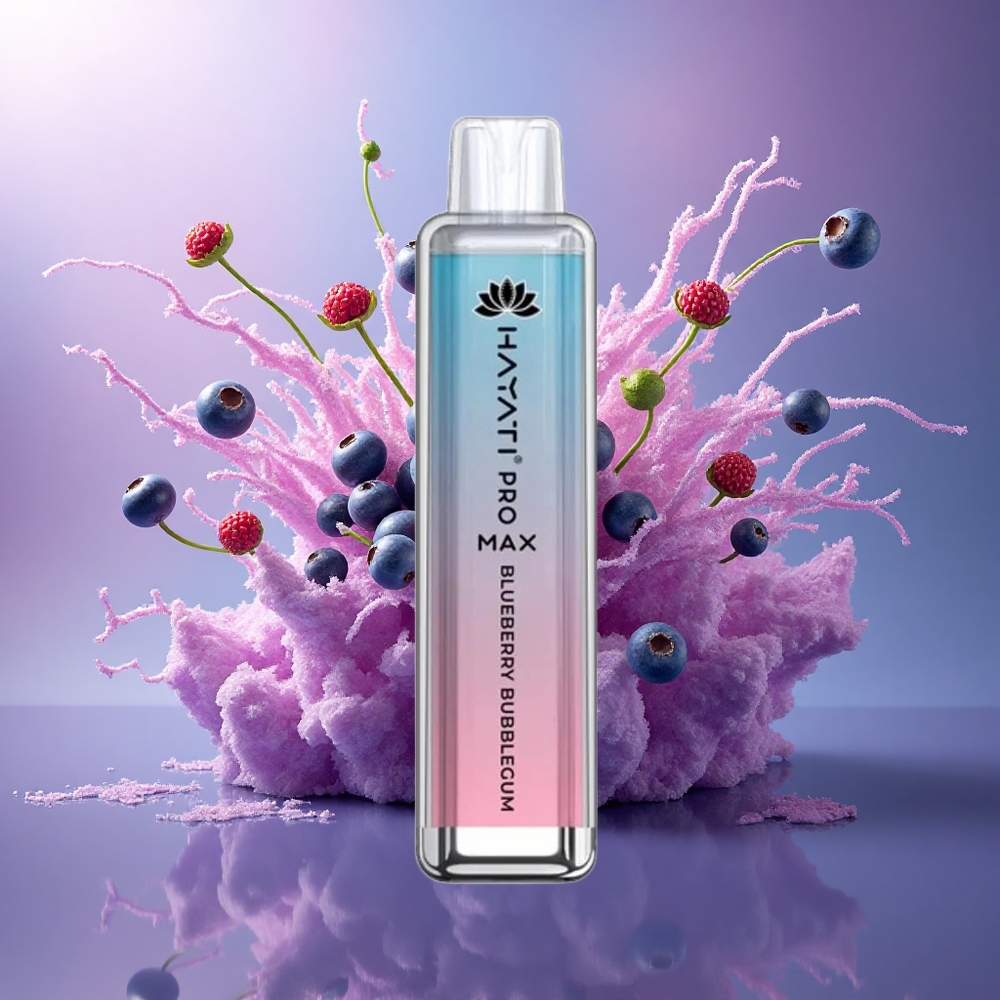 Hayati Pro Max 4000 Puffs Blueberry Bubblegum 1400mAh Recarregável 2ml