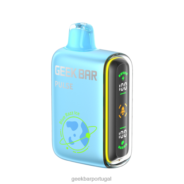 Geek Bar Vapor - Geek Bar Pulse vaporizador descartável de 15k FTF0445 gelo azul