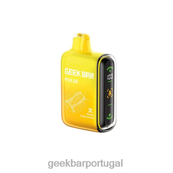 Geek Vape Preço - Geek Bar Pulse descartável FTF0419 uva limão