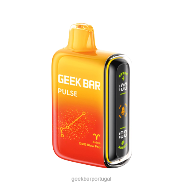 Geek Bar Comprar - Geek Bar Pulse vaporizador descartável de 15k FTF0443 Áries meu Deus golpe pop