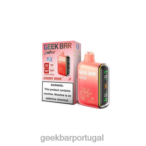 Geek Bar Portugal - Geek Bar Pulse descartável FTF0411 bomba de cereja