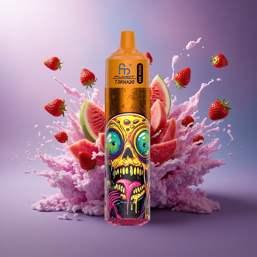 Fumot Randm Tornado 30000 Puffs Morango Melancia 30mL 600mAh 5 Nicotina