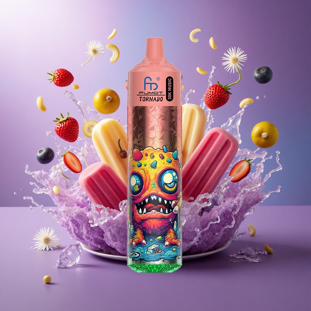 Fumot Randm Tornado 30000 Puffs Picolé Vaporizador 30mL Nicotina 5 600mAh