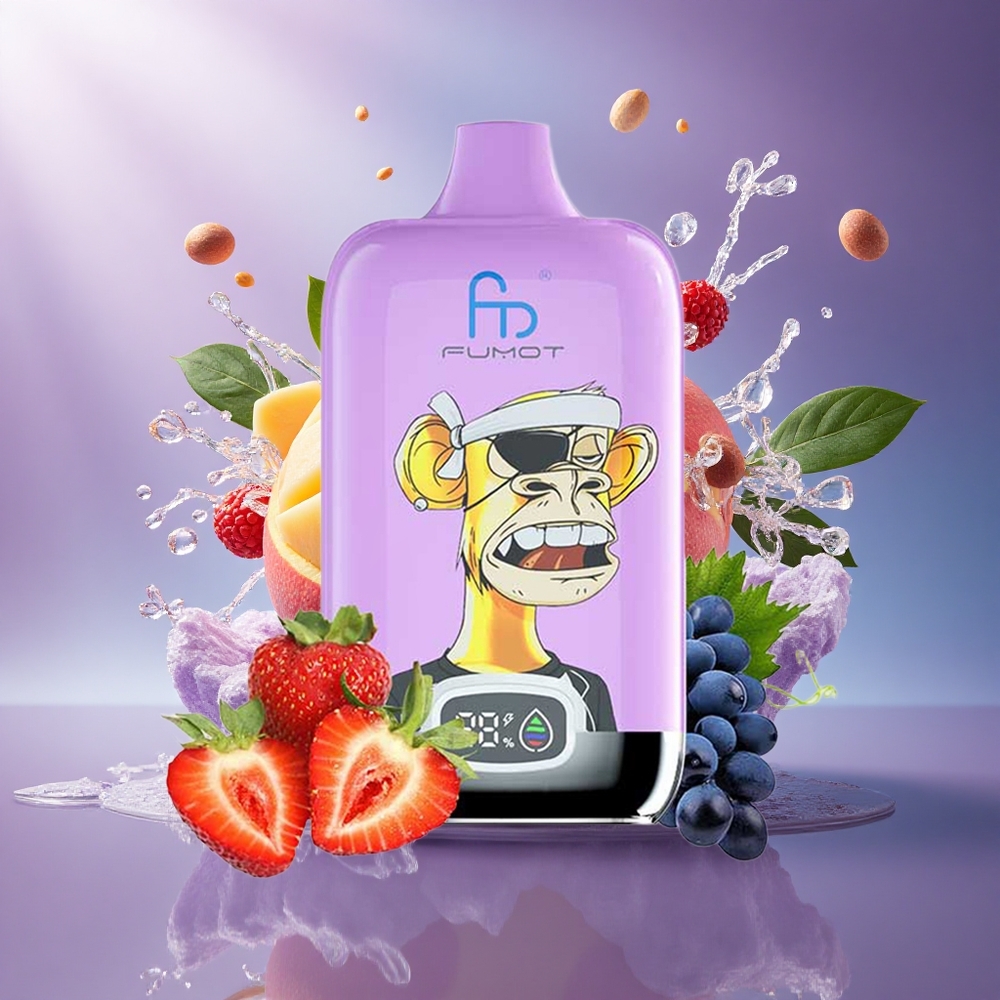 Fumot Tornado Digital Box 12000 Puffs Manga no Gelo com 20ml e 550mAh