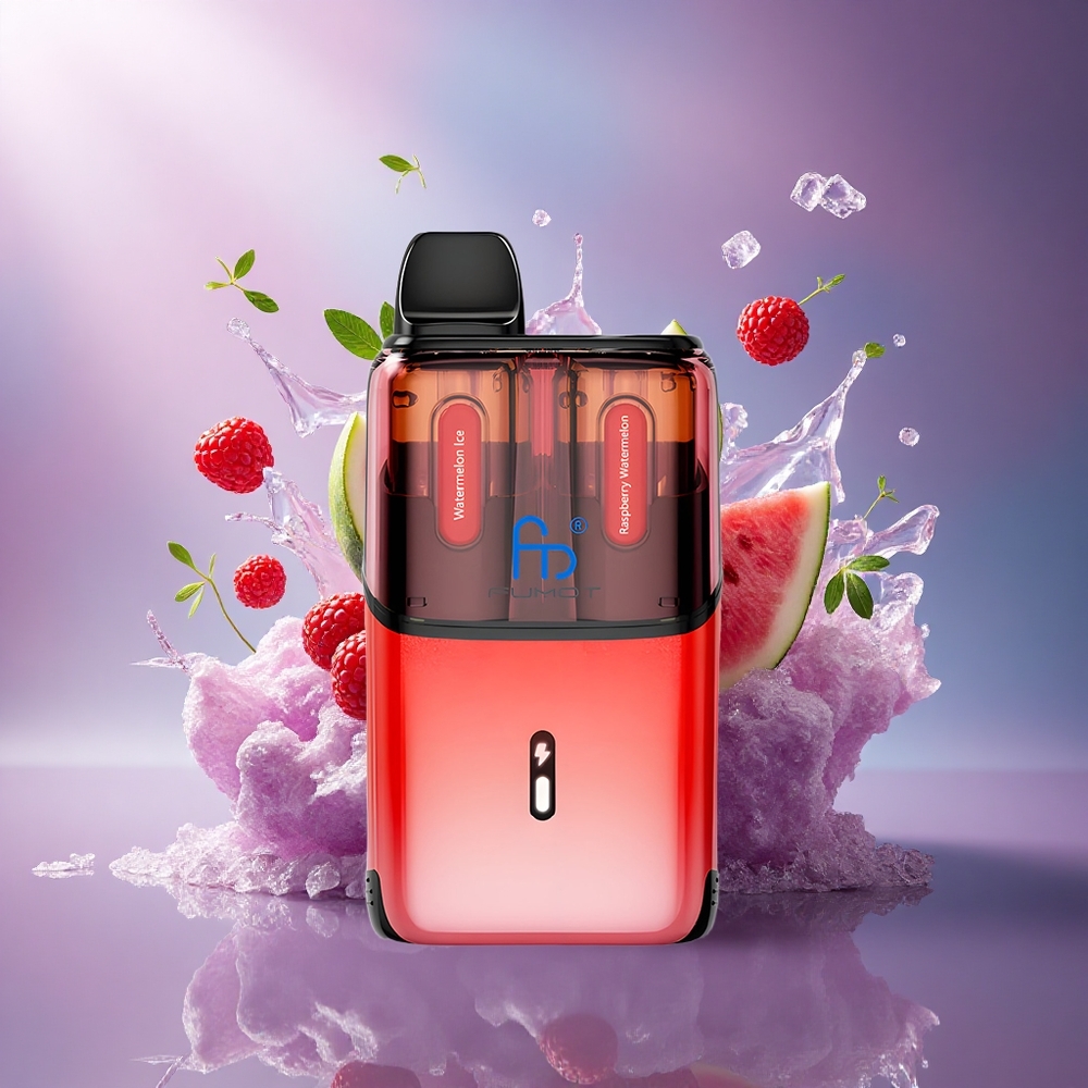 Fumot Ultra T32000 Puffs Melancia Gelada - Framboesa Melancia com 20mg de nicotina e 800mAh