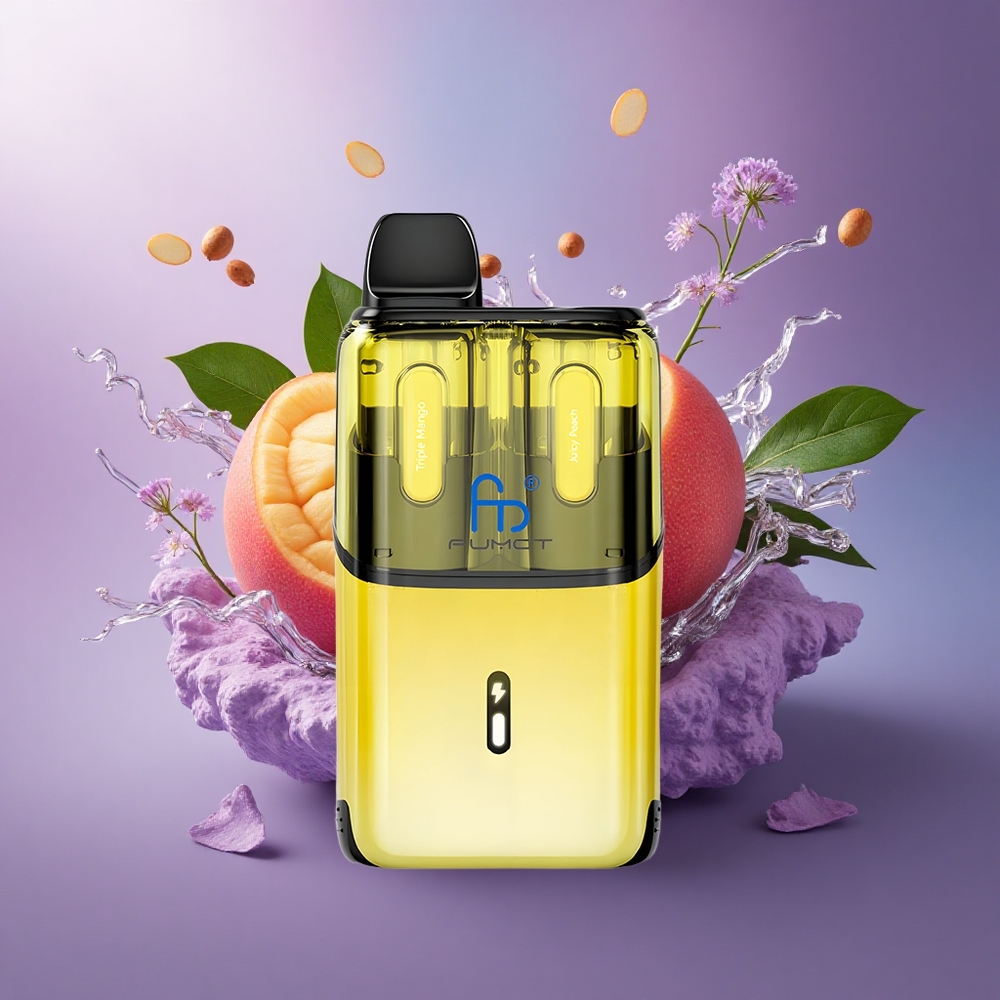 Fumot Ultra T32000 Puffs Triplo Manga - Pêssego Suculento com 800mAh e 20mg Nicotina