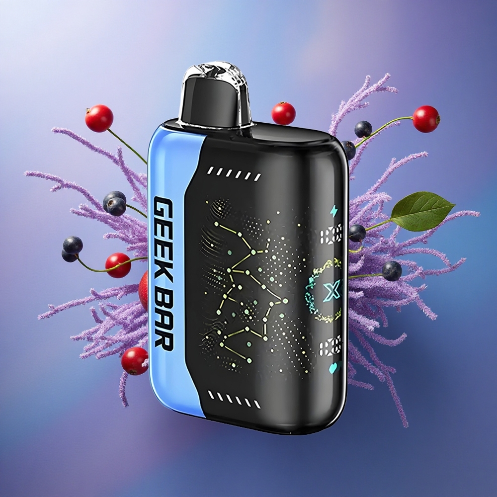 GEEK BAR Pulse X 25000 Puffs Sem Nicotina com Tela Curva 3D e USB Tipo-C