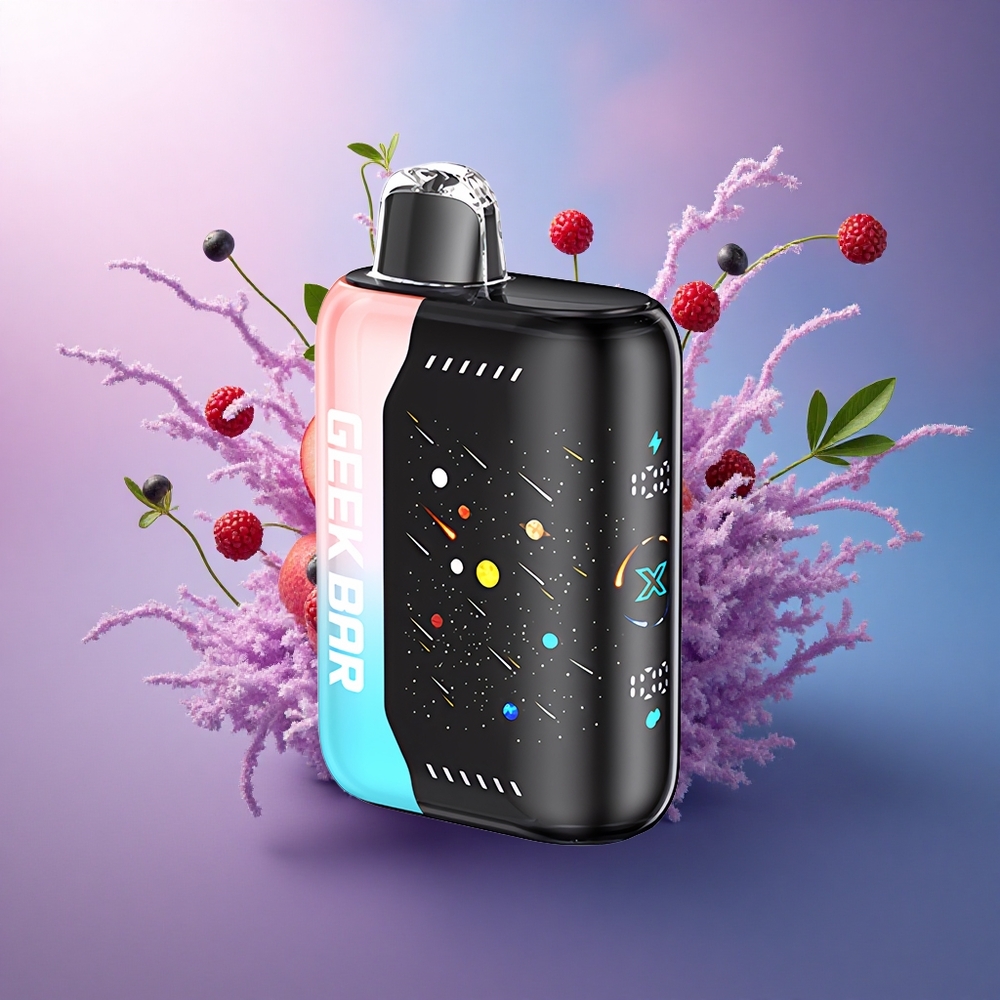 GEEK BAR Pulse X 42K Puffs Meteor Edition Rosa Azul com 5 nicotina e 820mAh