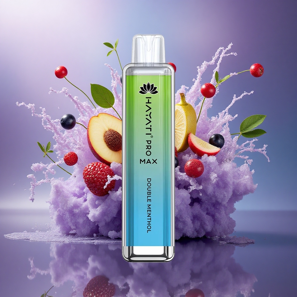 Hayati Pro Max 4000 Puffs Double Menthol Recarregável 1400mAh 2ml