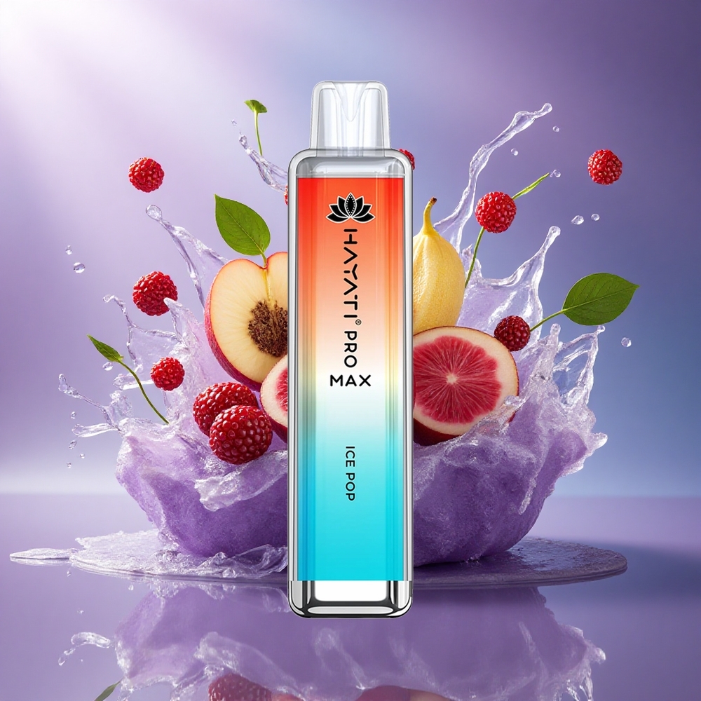 Hayati Pro Max 4000 Puffs Geladinho Recarregável 1400mAh Dual Coil