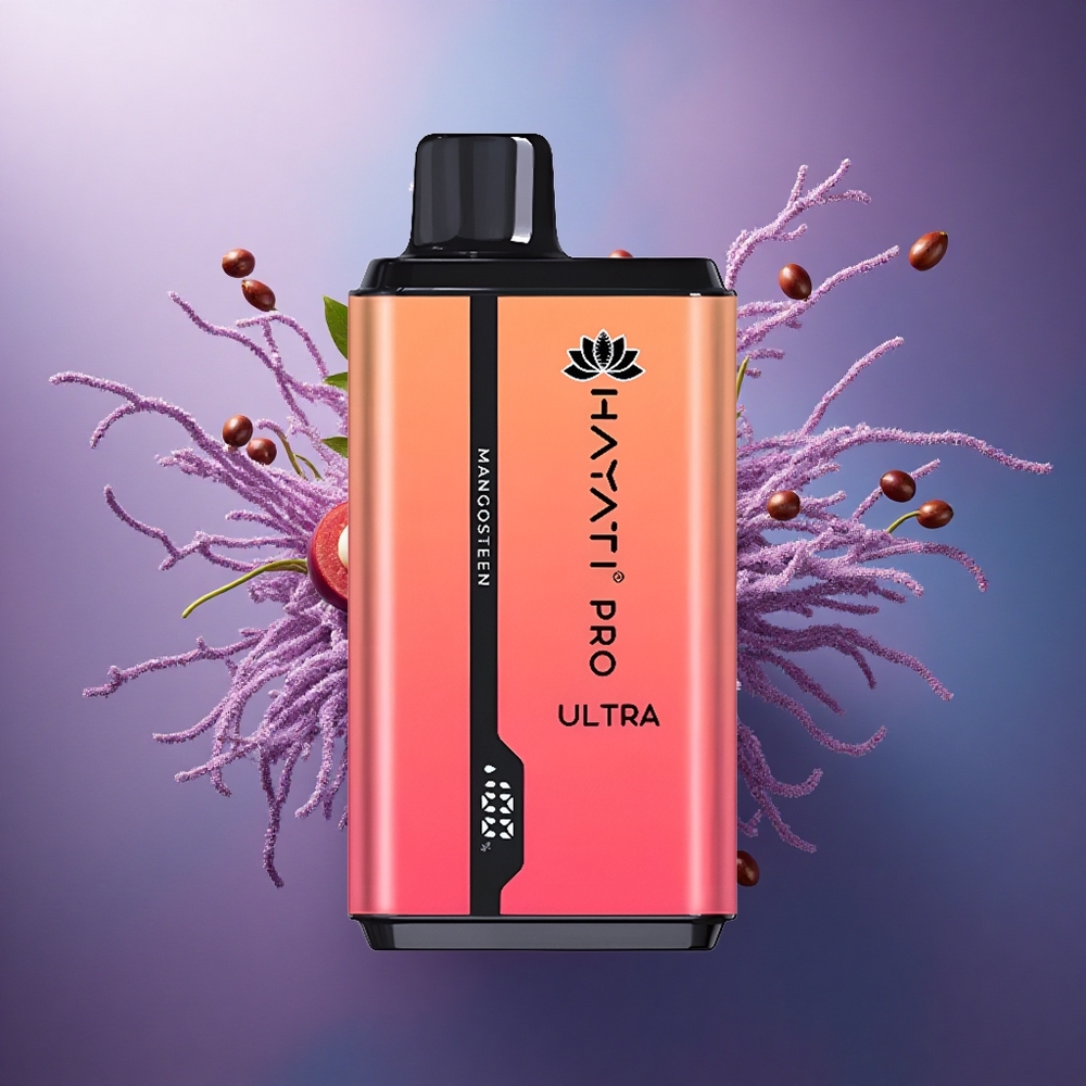 Hayati Pro Ultra 15000 Puffs Mangostão 850mAh 2 Nicotina