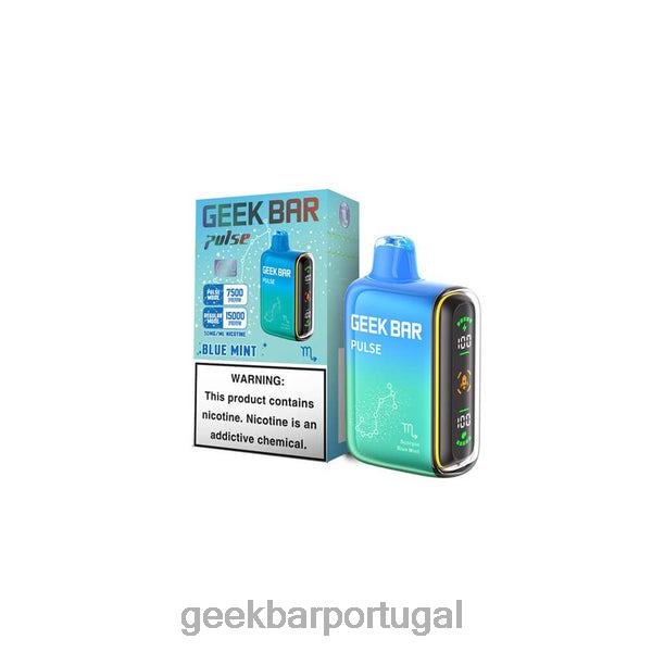 Geek Bar Vape Sabores - Geek Bar Pulse descartável FTF0410 menta azul