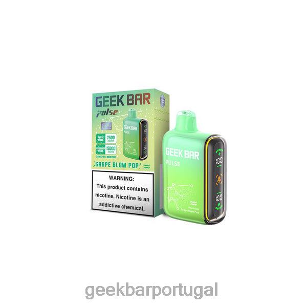 Geek Vape Preço - Geek Bar Pulse descartável FTF049 pop de uva