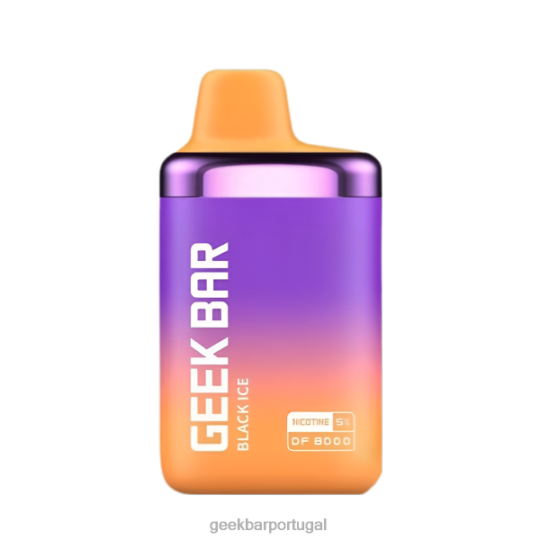 Vaporizador Geek Bar - Geek Bar vaporizador descartável df8000 FTF04176 gelo preto